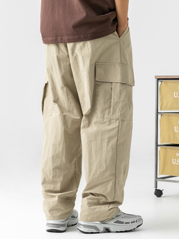 Men's Casual Loose Fit Cargo Pants-1