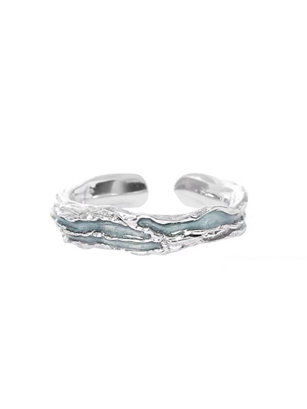 Epoxy French Irregular Opening Ring-1