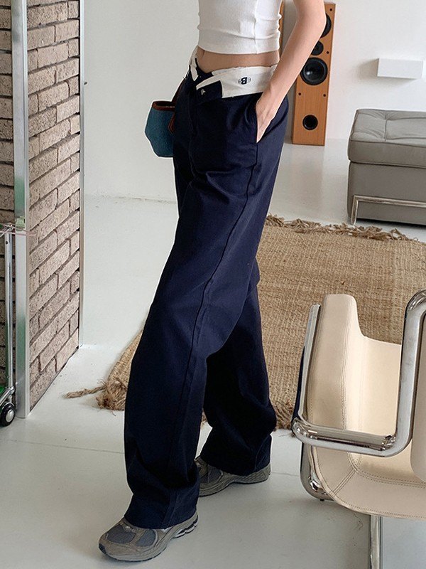 Vintage Y2K Straight Leg Pants-3