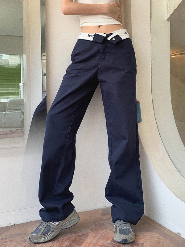 Vintage Y2K Straight Leg Pants-2
