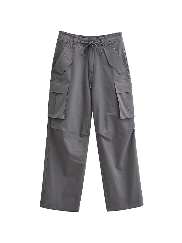 Hip Pop Multi Pocket Cargo Pants-1