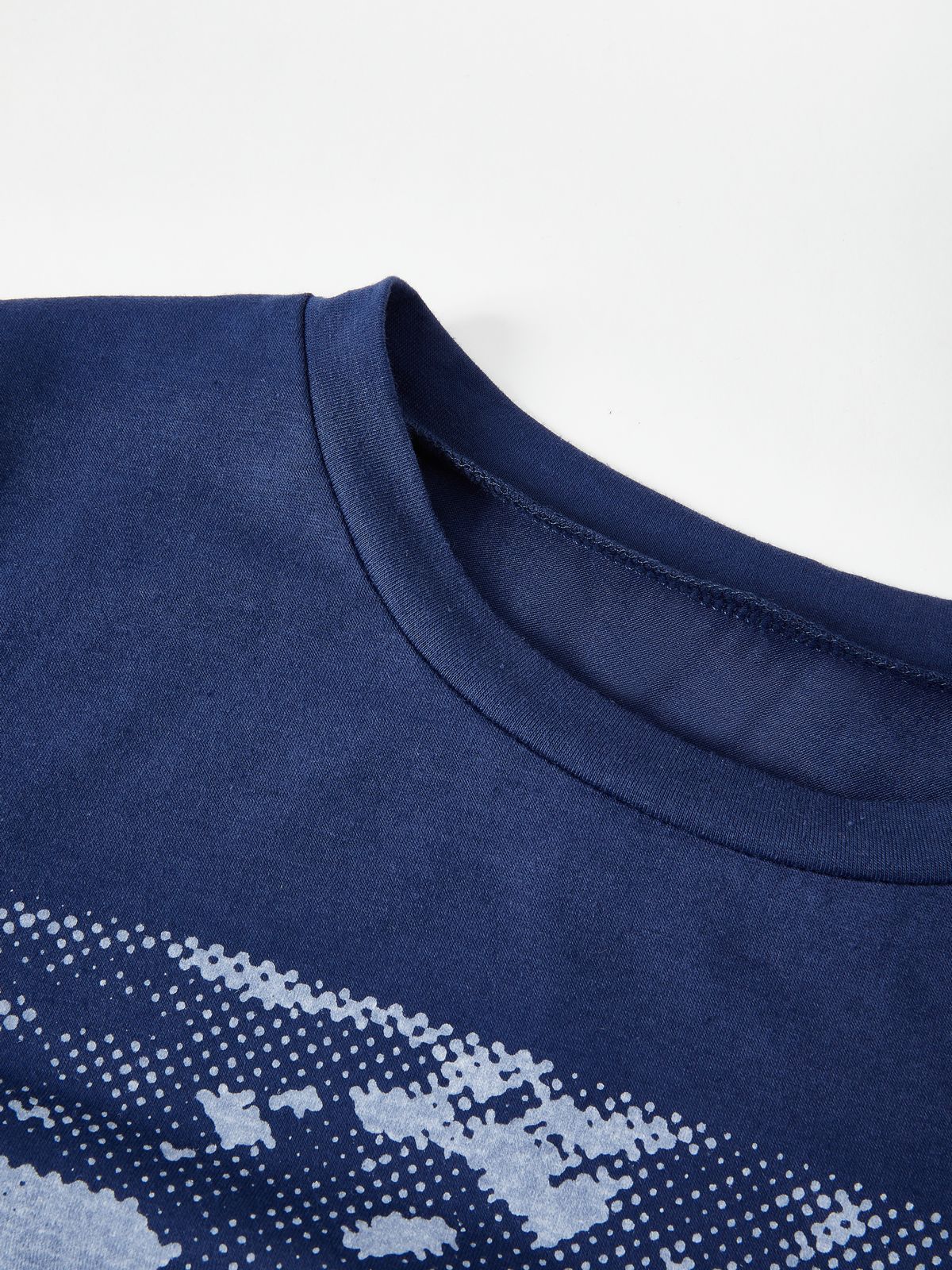 Pixel Face Print Long Sleeve Tee-6