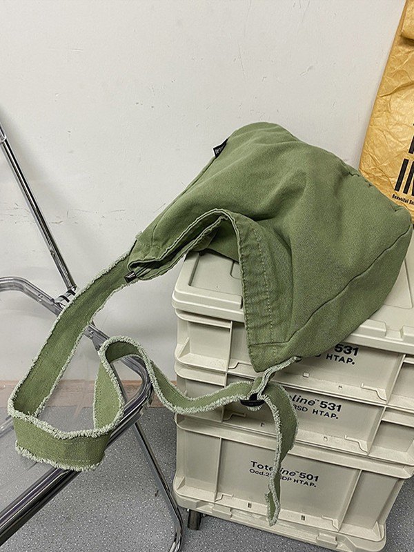Vintage Distressed Crossbody Bag-1