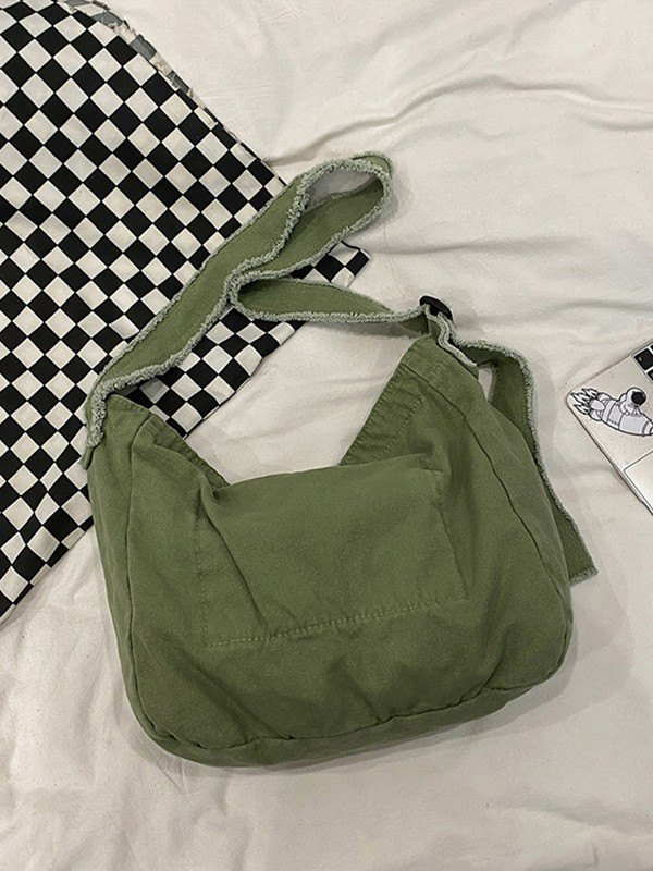 Vintage Distressed Crossbody Bag-2