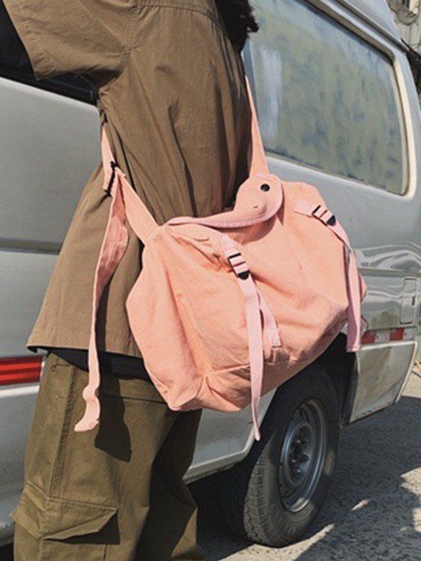 Vintage Large Canvas Messenger Bag-1