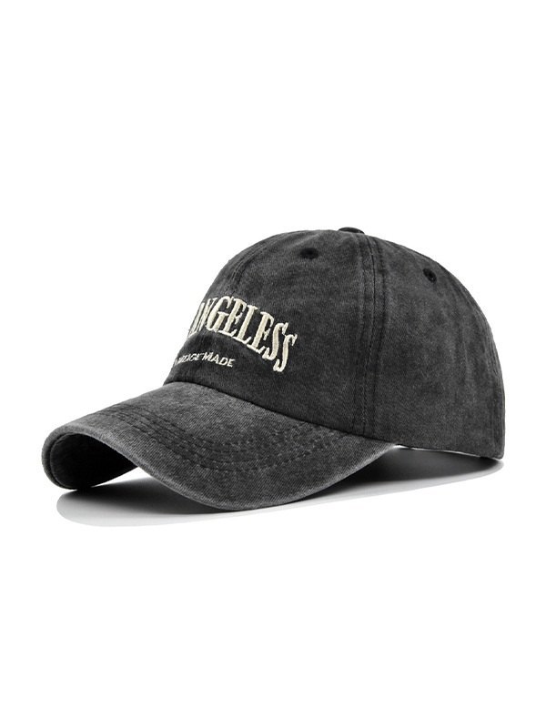 Vintage Wash Letter Embroidery Baseball Cap-1