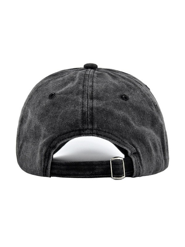 Vintage Wash Letter Embroidery Baseball Cap-2
