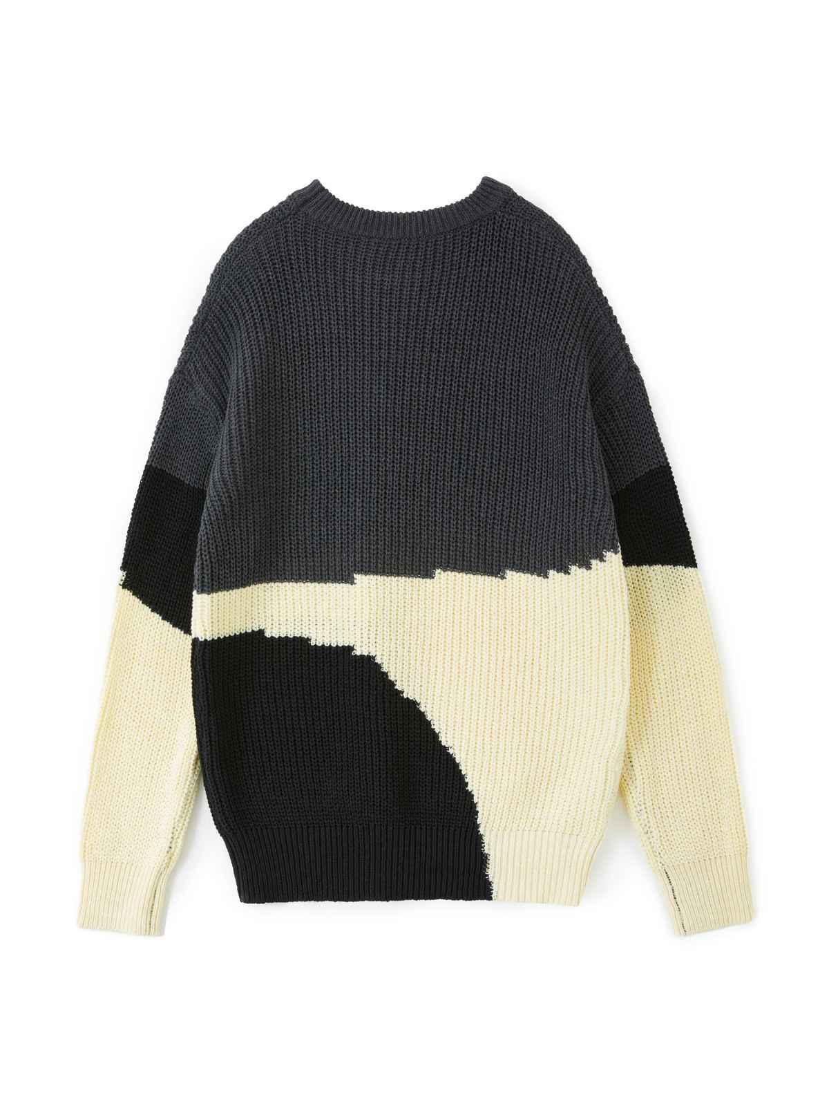 Men's Color Block Pullover Sweater-4