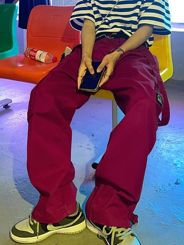 Men's Detachable Strap Casual Cargo Pants-2